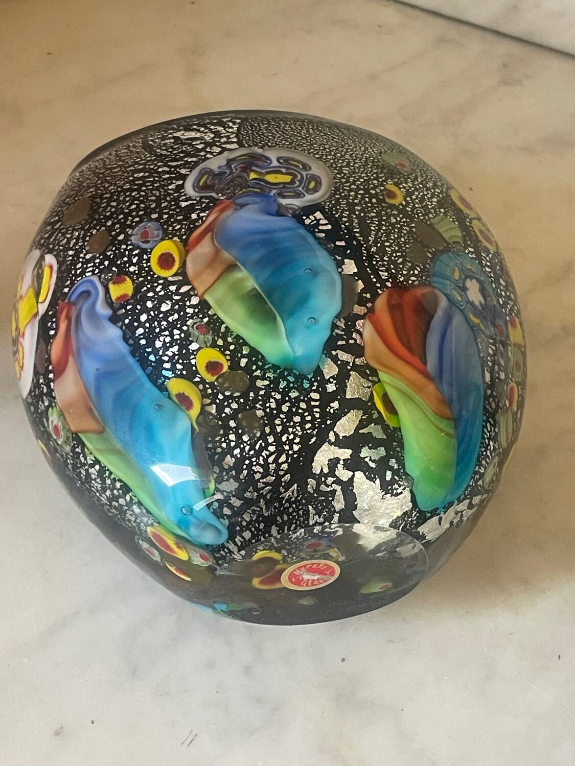 Murano millefiori vase circa 1950