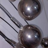 Lampe cascade chromée années 60