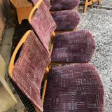 Vintage blond wood chairs from the 60s