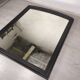 Black bistro mirror