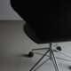 3117 Black swivel chair by Arne Jacobsen for Fritz Hansen
