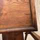 Antique English wooden tea table – Folding trays