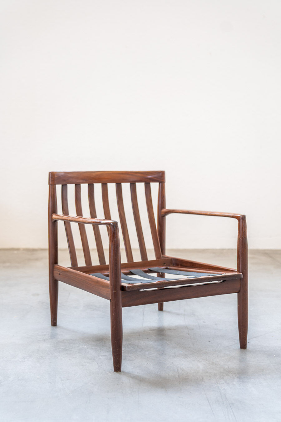 Fauteuil danois en teck par Svend Age Eriksen pour Glostrup 1960
