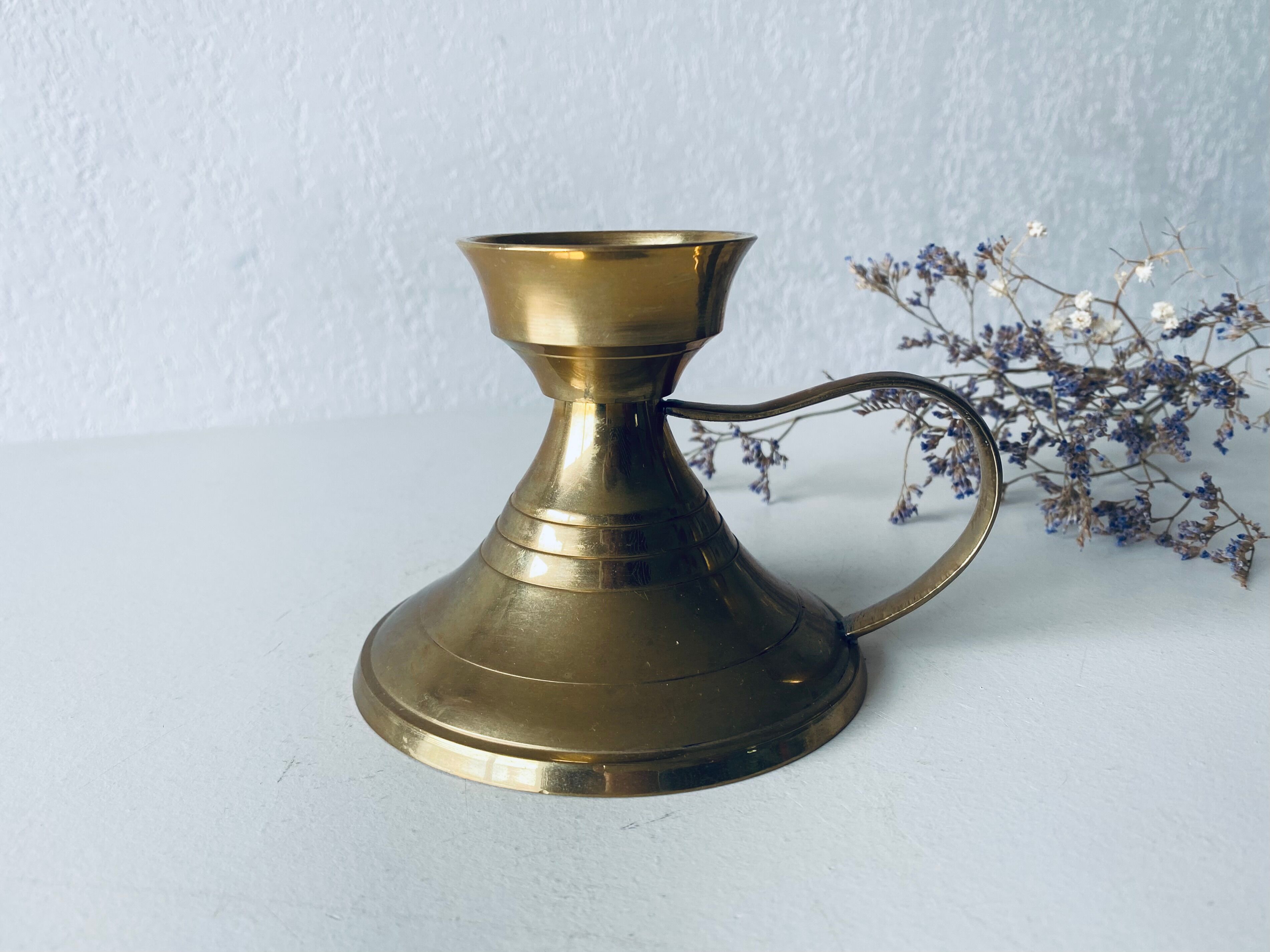Brass candle holder