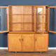 Vintage ercol elm windsor glazed display dresser sideboard model 803, 806