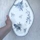 Old earthenware egg dish – Émile Bourgeois, late 19th century