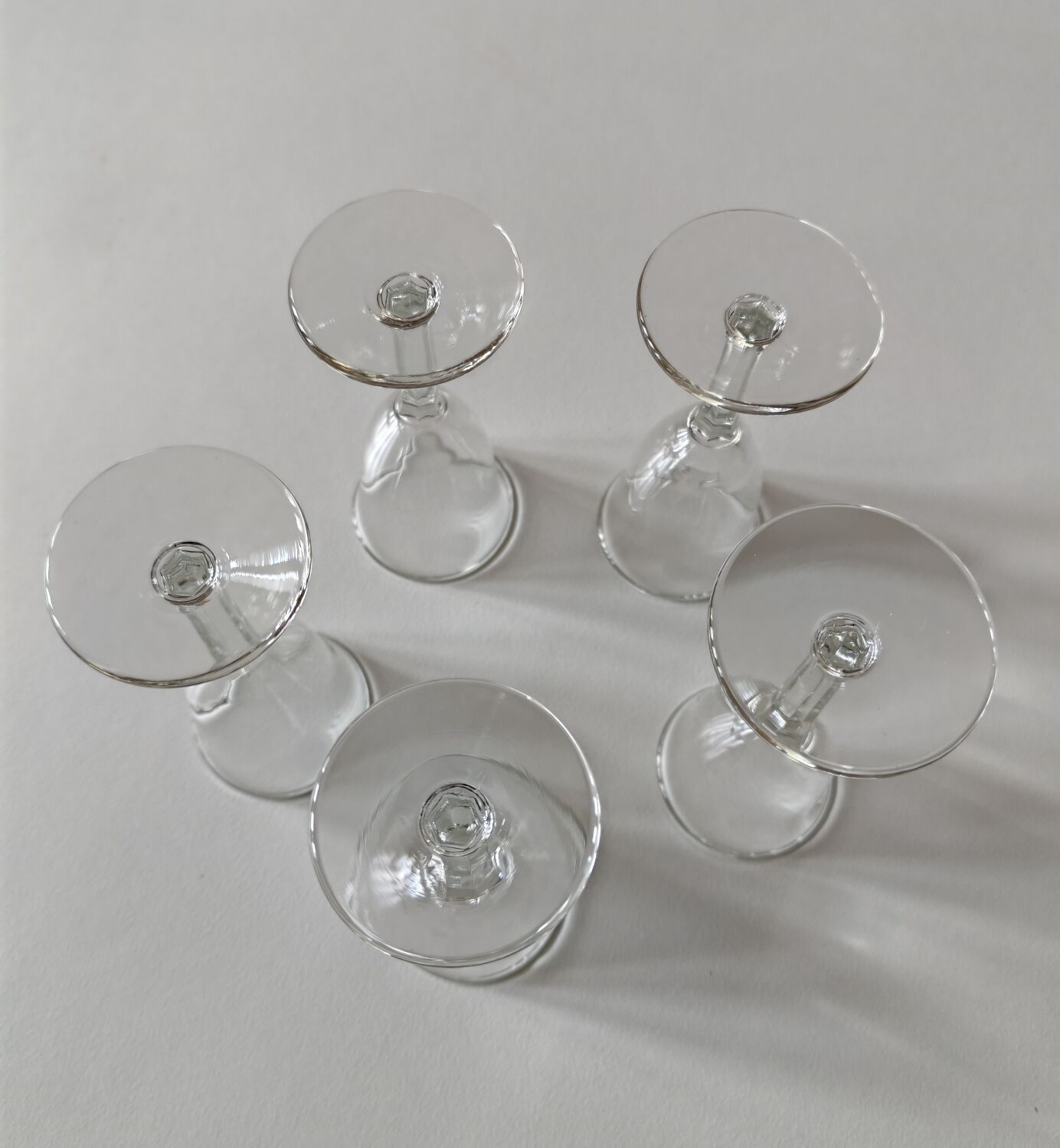 vintage liqueur glasses