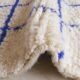 Contemporary Blue Rug - 264 x 180 cm