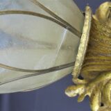 Plafonnier lotus flowers in mother-of-pearl