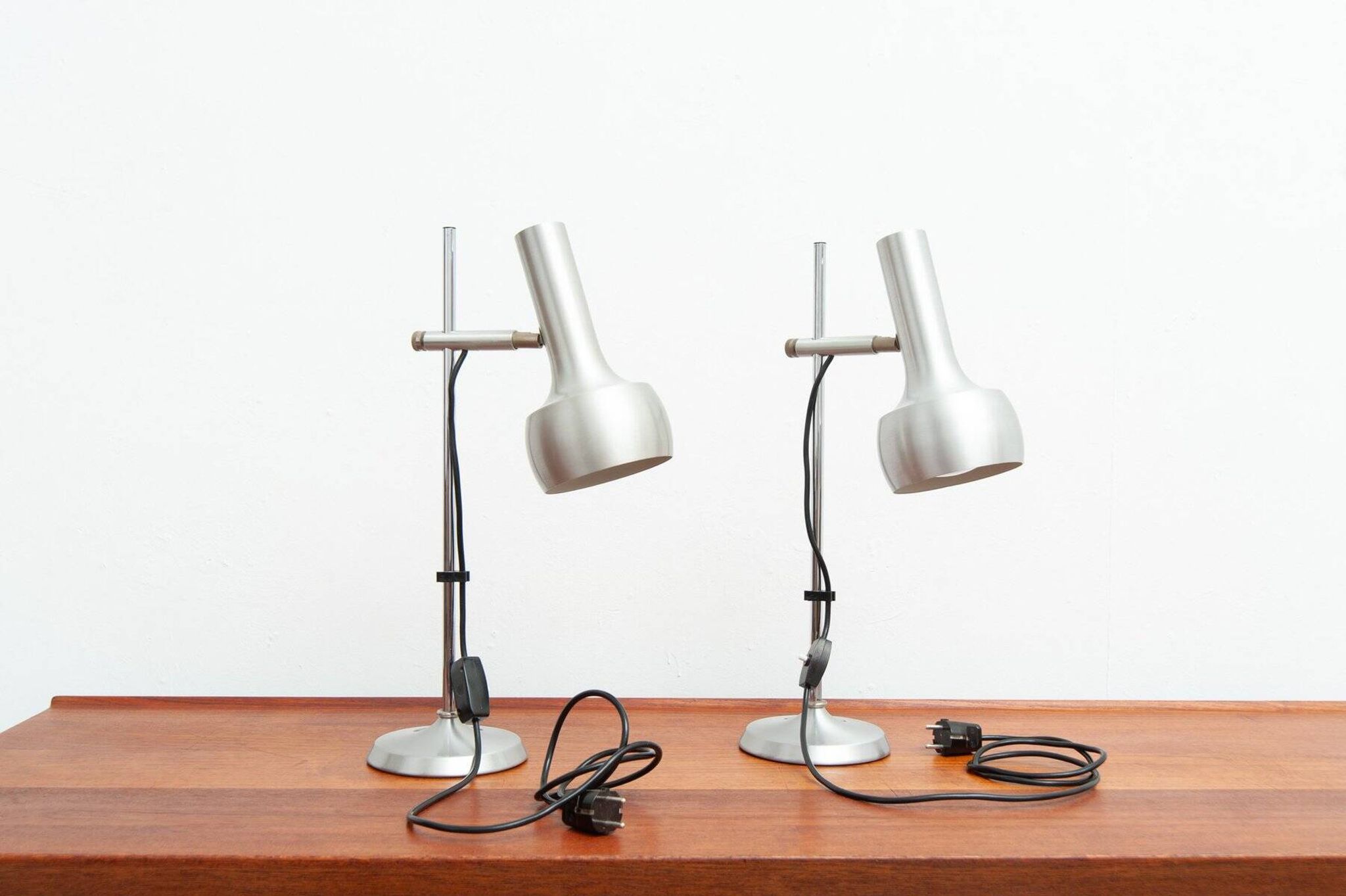 Ensemble de 2 lampes de table par Leclaire & Schäfer, années 1960.