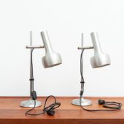 Ensemble de 2 lampes de table par Leclaire & Schäfer, années 1960.