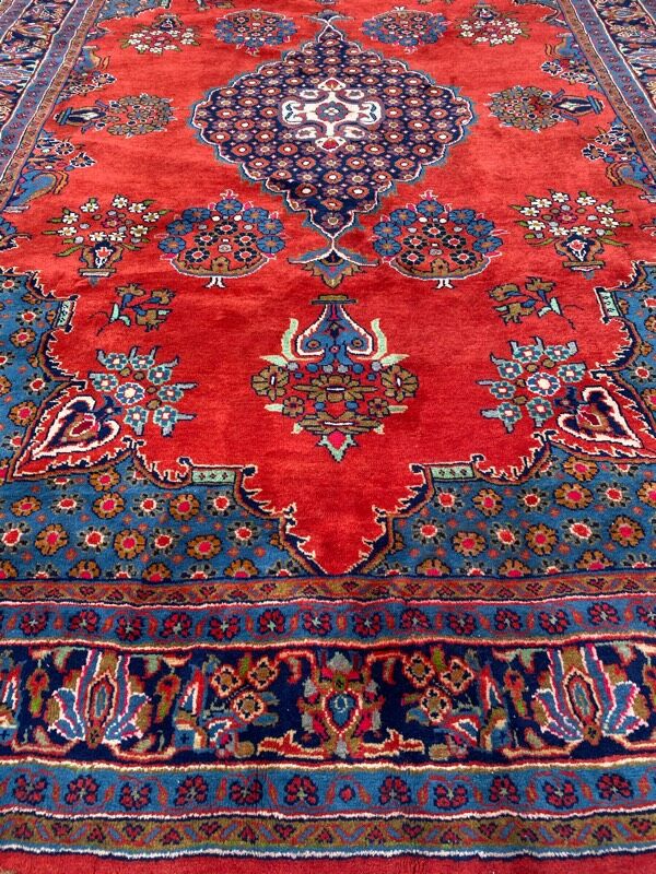 Vintage Persian mahal carpet 238x354