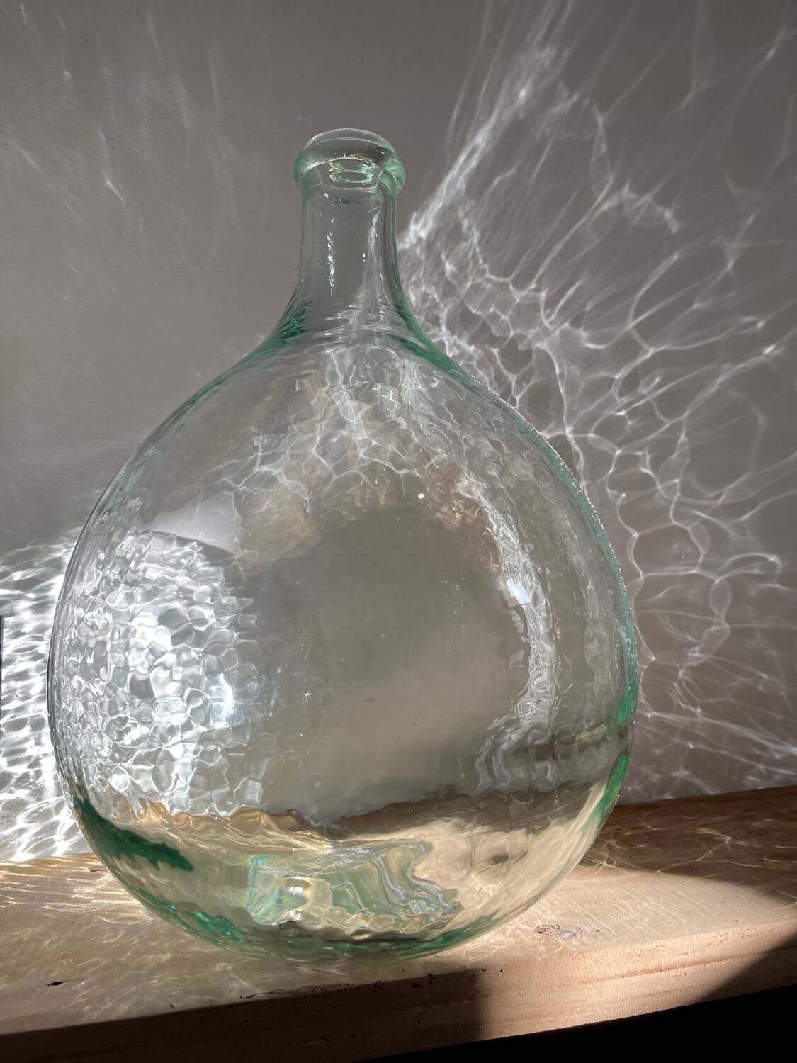 Transparent 5L demijohn