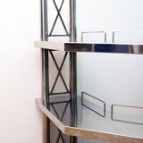 Steel console made in Italy, 1970s