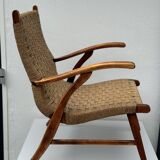 Vintage Bas van Pelt Rope Chair