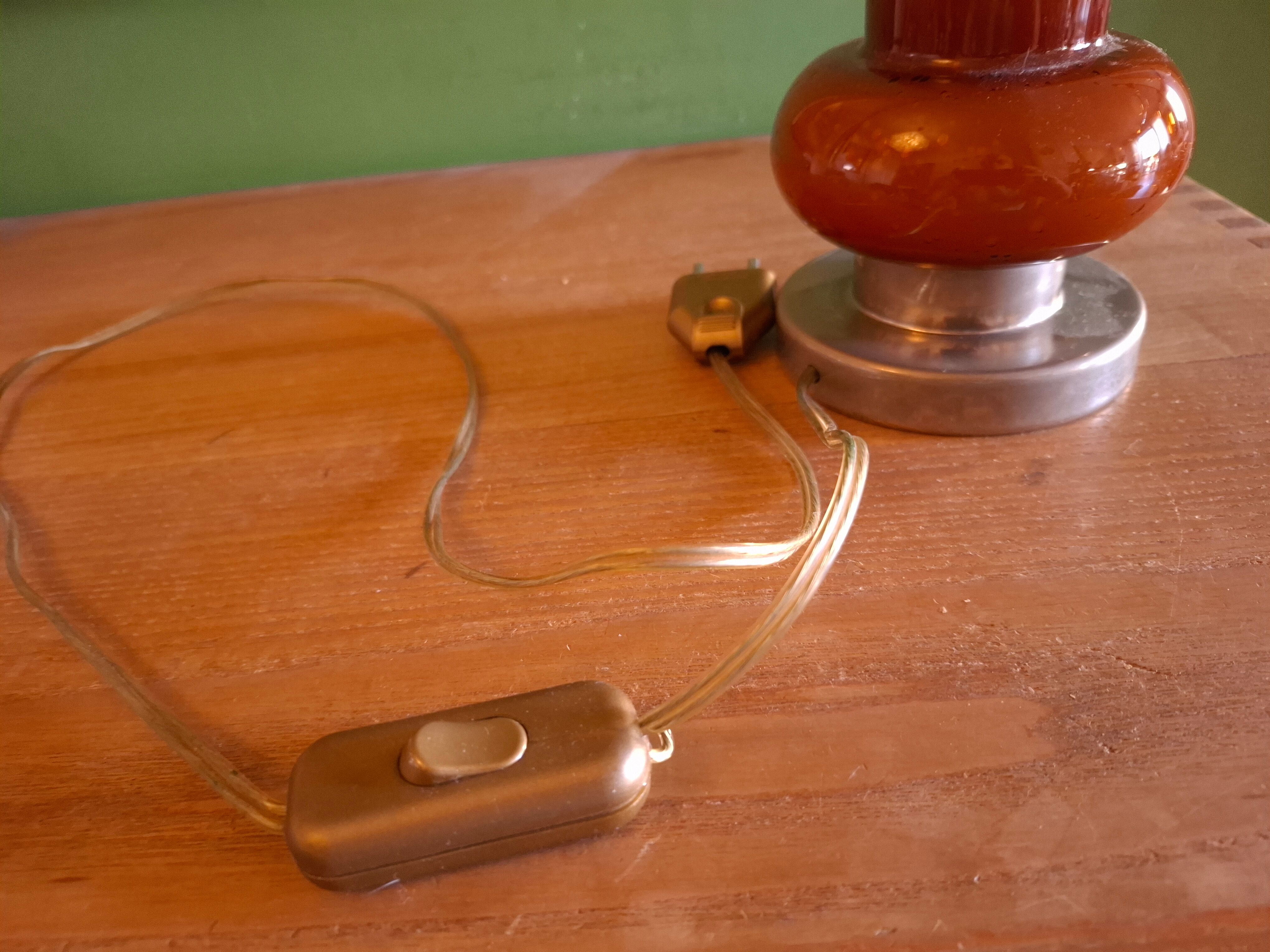 Blown glass lamp base