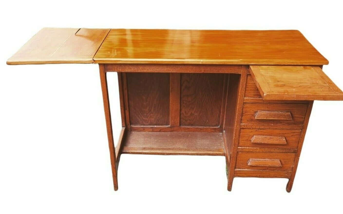 30s solid wood children's desk with 4 drawers and extensions