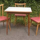 Table and chairs kitchen years 60