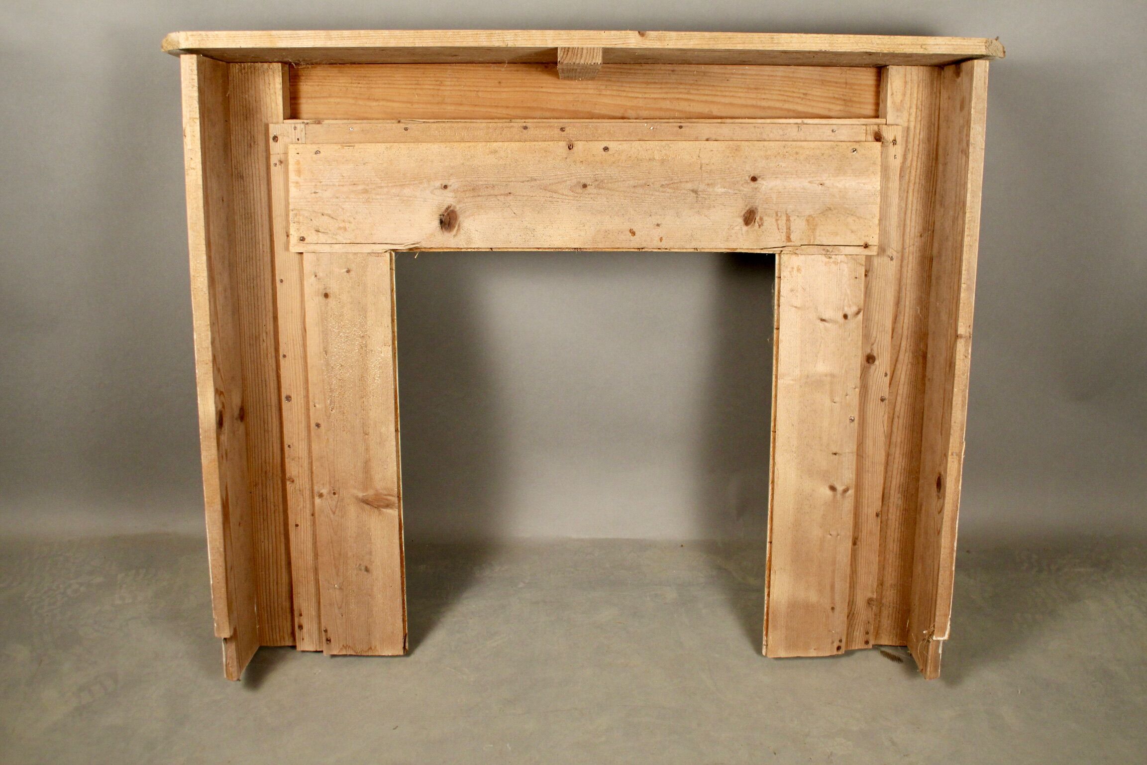 Pine fireplace