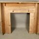 Pine fireplace