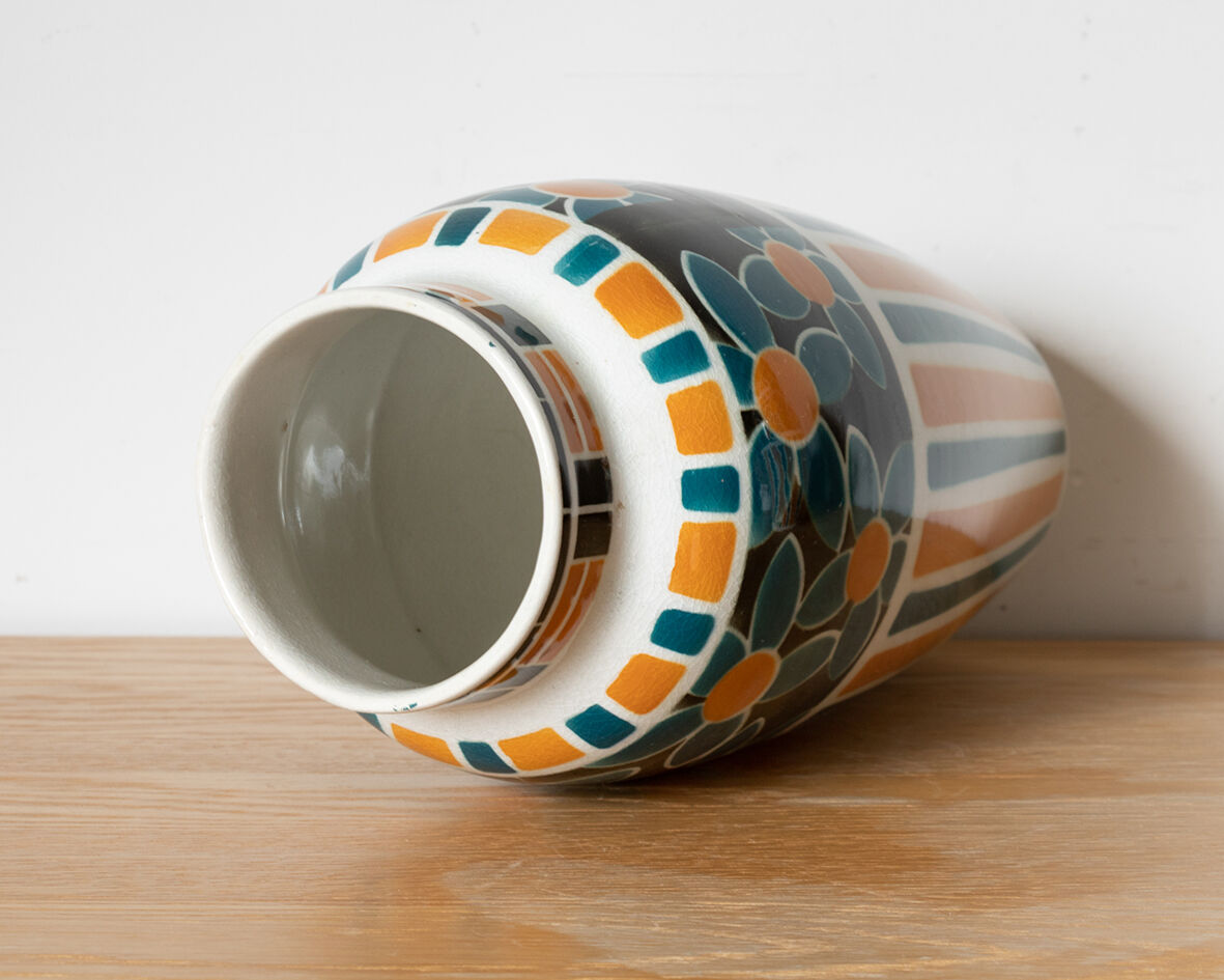 Pair of art deco vases