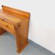 Vintage pine desk with sled legs from the 70s and 80s