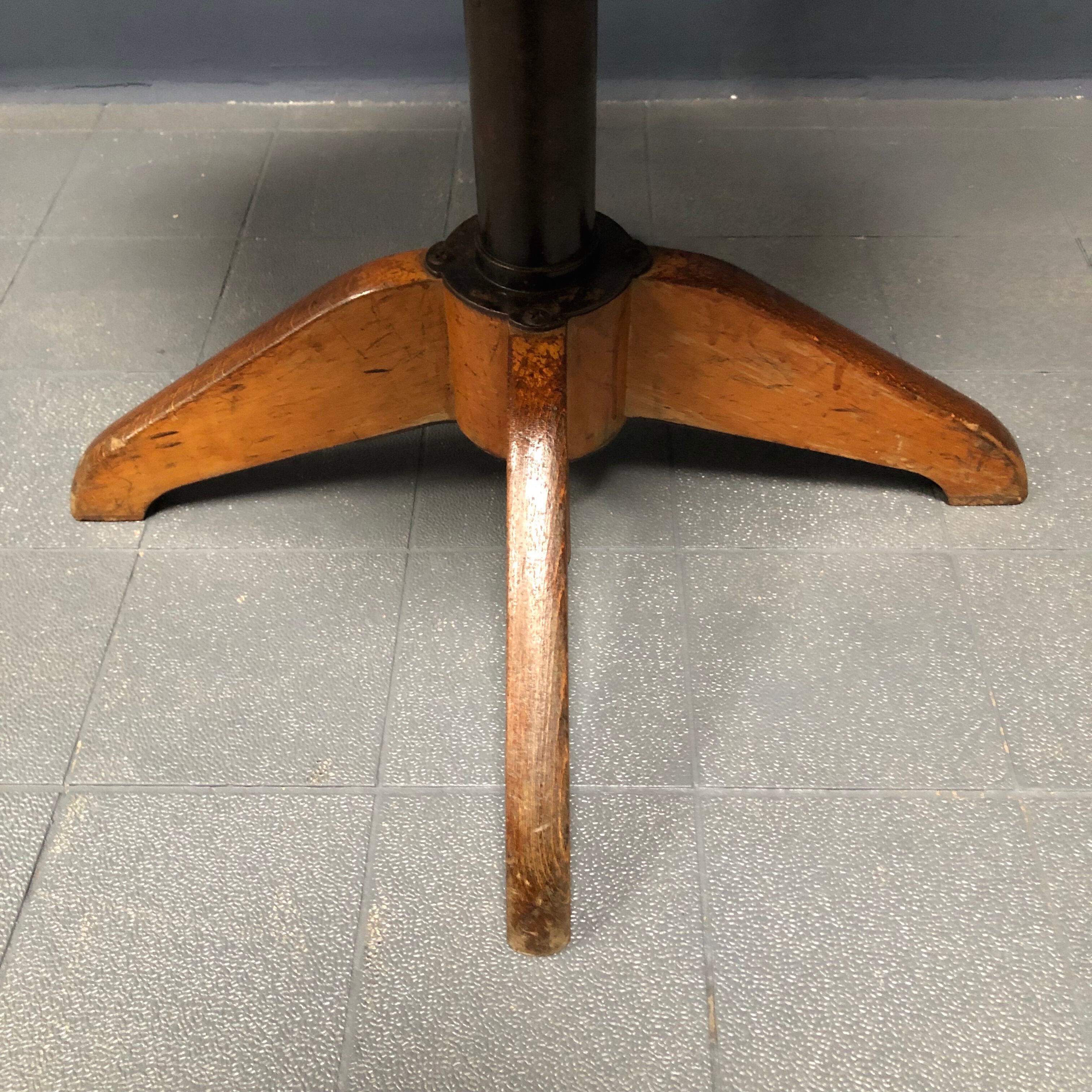 Chaise de bureau hêtre par Albert Stoll années 1940