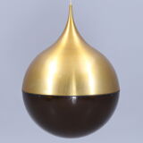 Space age drop-shaped pendant light