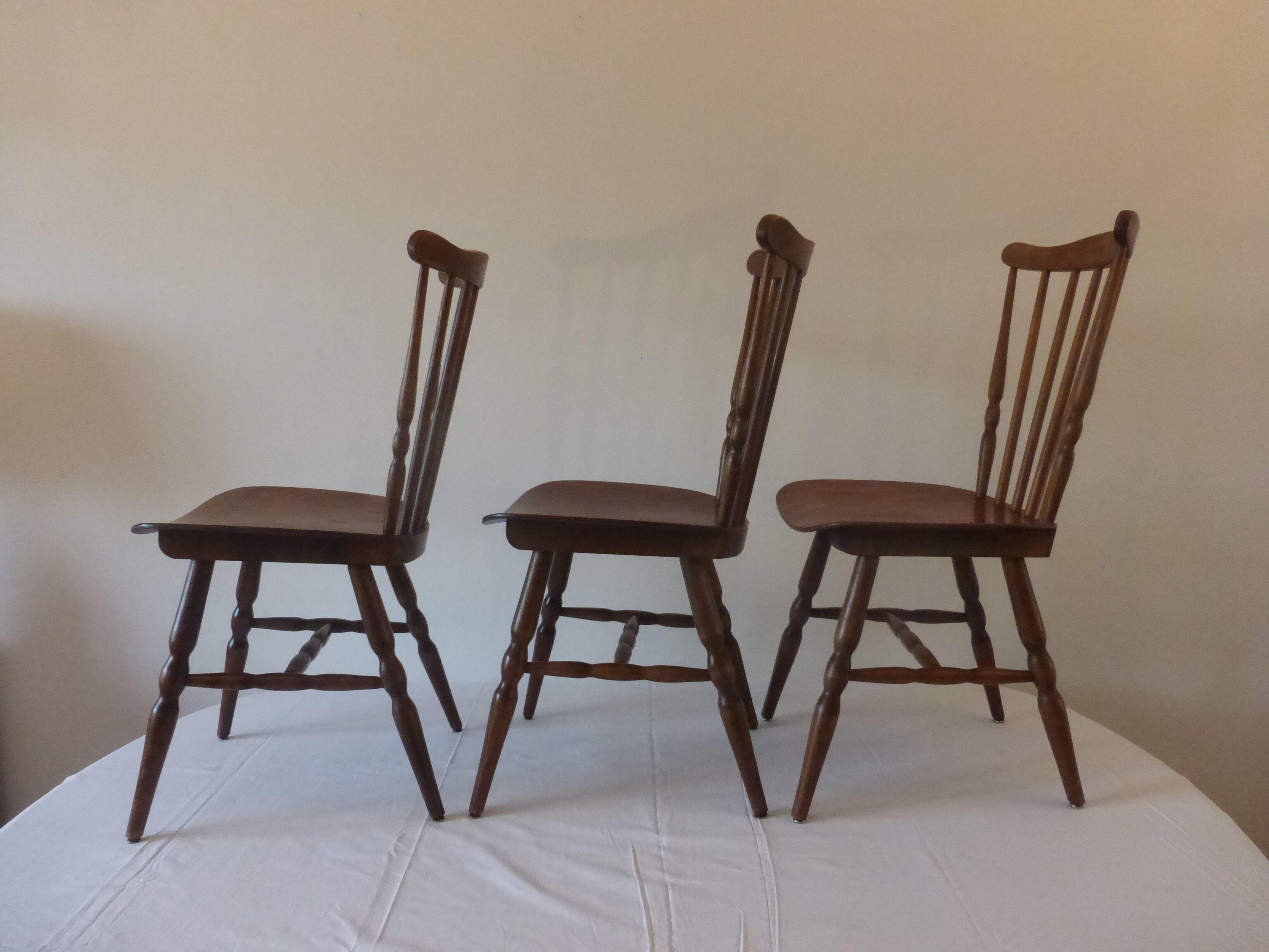 Three Bauman Tacoma chairs