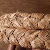 Tabouret tripode en corde