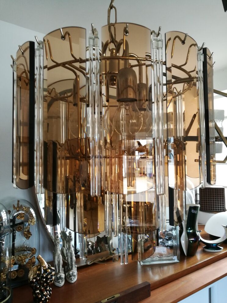 Italian murano glass chandelier