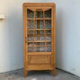 Parisian wardrobe glazed art deco 1920 raw wood