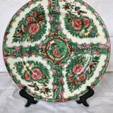 Chinese Green Porcelain Plate Signed