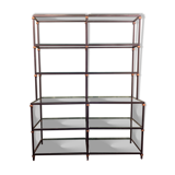 Factory shelf black iron tube 1960s'