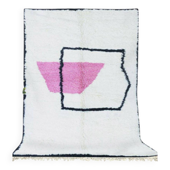 Tapis beni ouarin fait main traditionnelle taille 150 x 250 cm