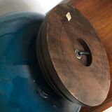 Vintage cracked ceramic lamp