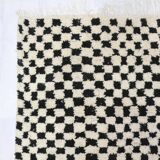 Handmade wool Berber rug 283 x 195 cm