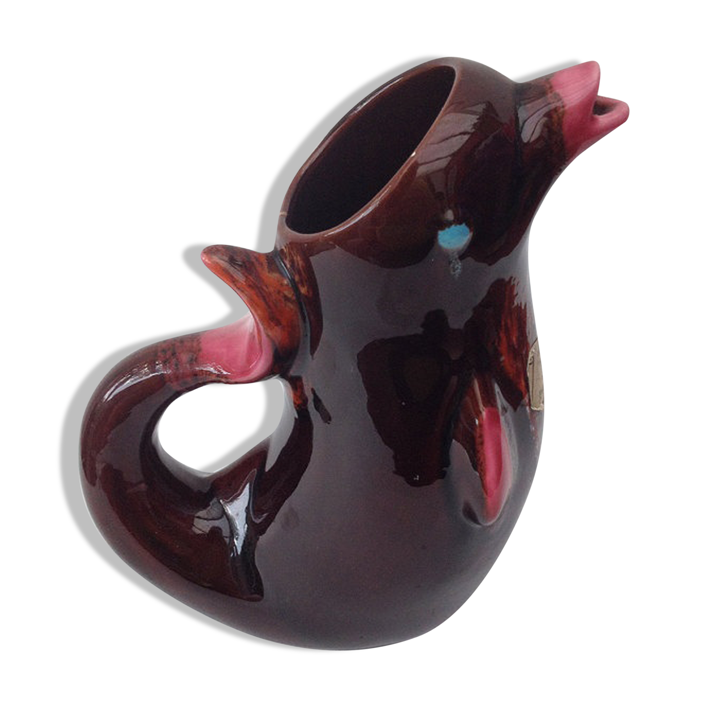 Pichet en forme de dauphin Vallauris