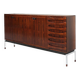 Belgian Mid-Century rosewood highboard 1960