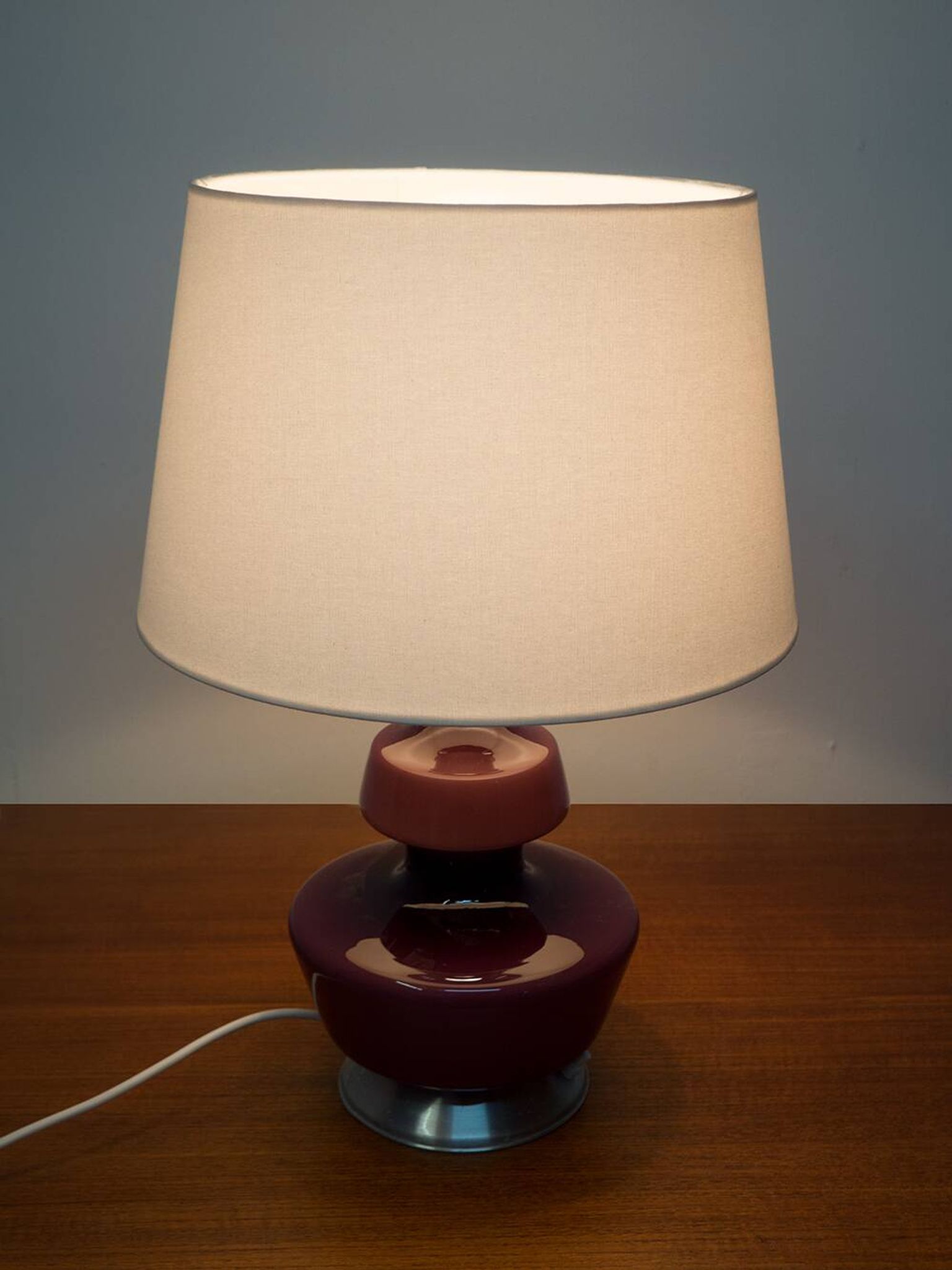 Lampe de table Holmegaard – Design danois – Mid Century Modern