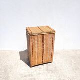 Rattan chest from the 1950s