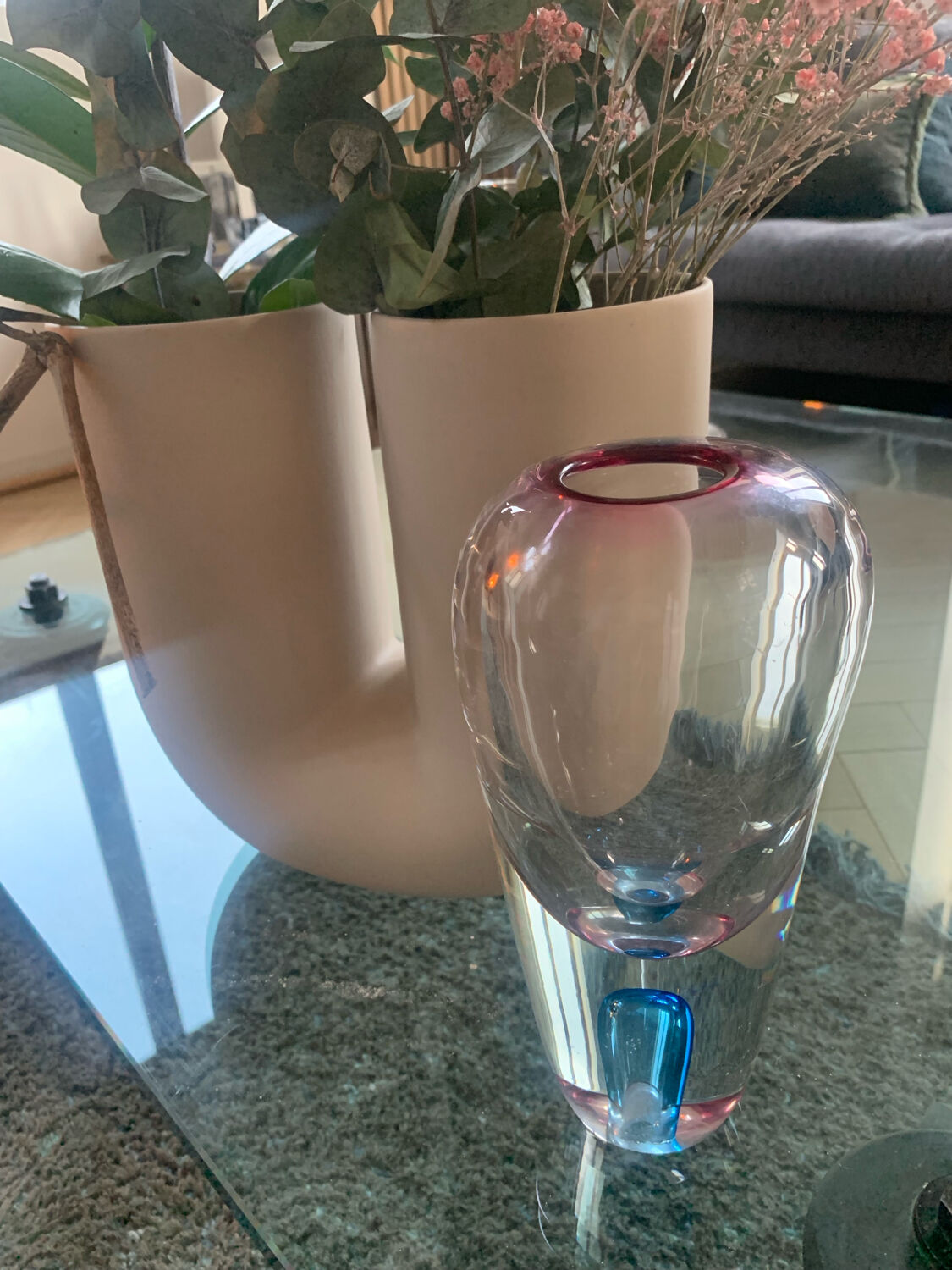 Murano submerged vase