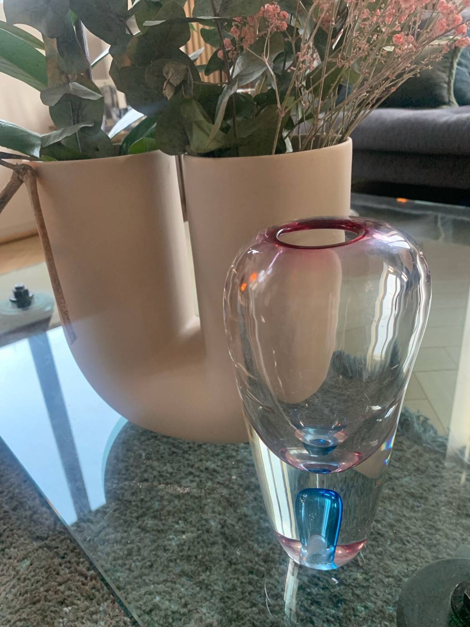 Murano submerged vase