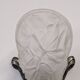 Art Deco wall lamp in frosted glass and nickel-plated bronze circa 1920