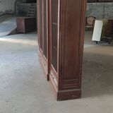 Solid oak library late 19th century around 1890