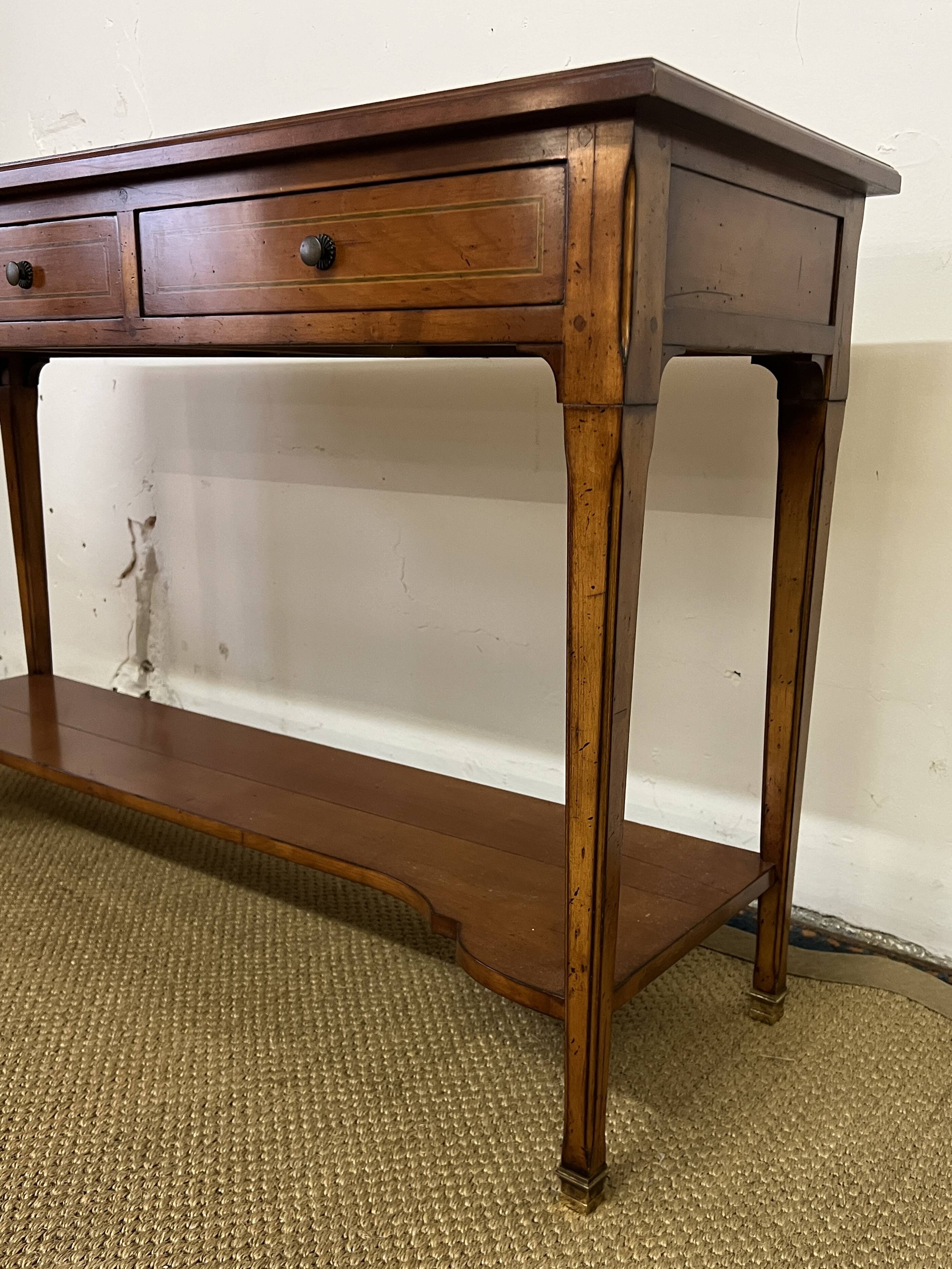Console / server in Louis XV style cherry wood