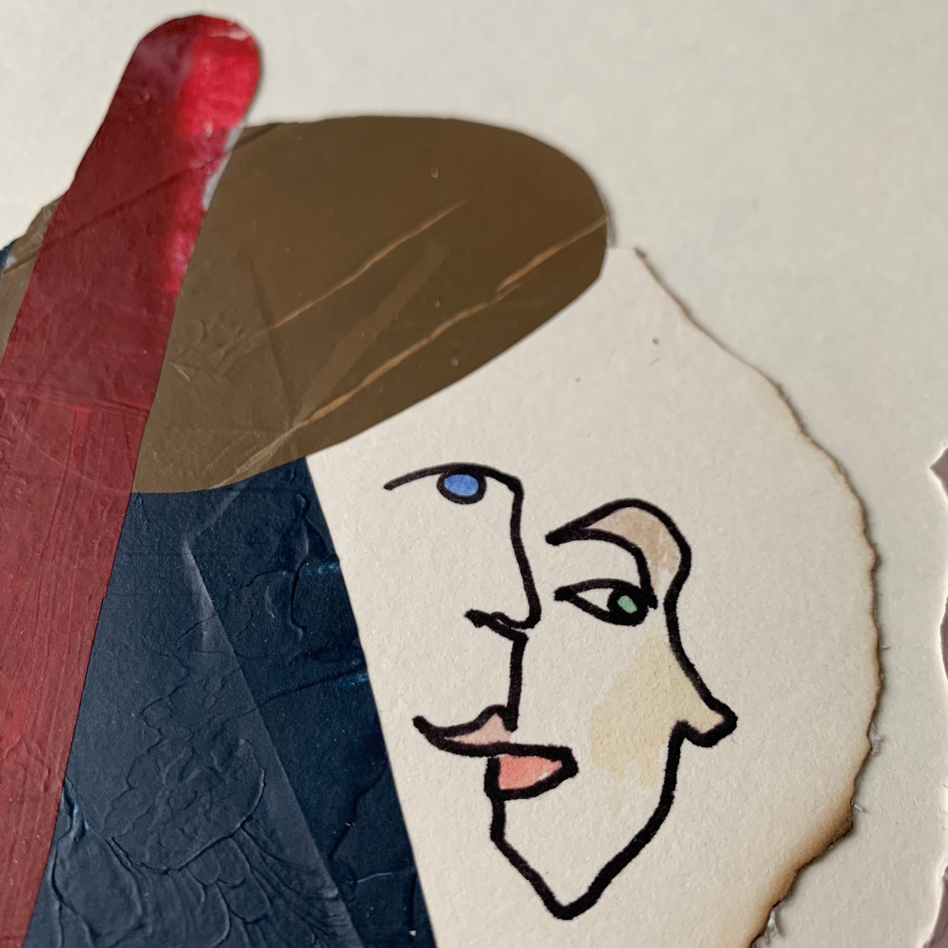 Collage 'leon' series 'names'