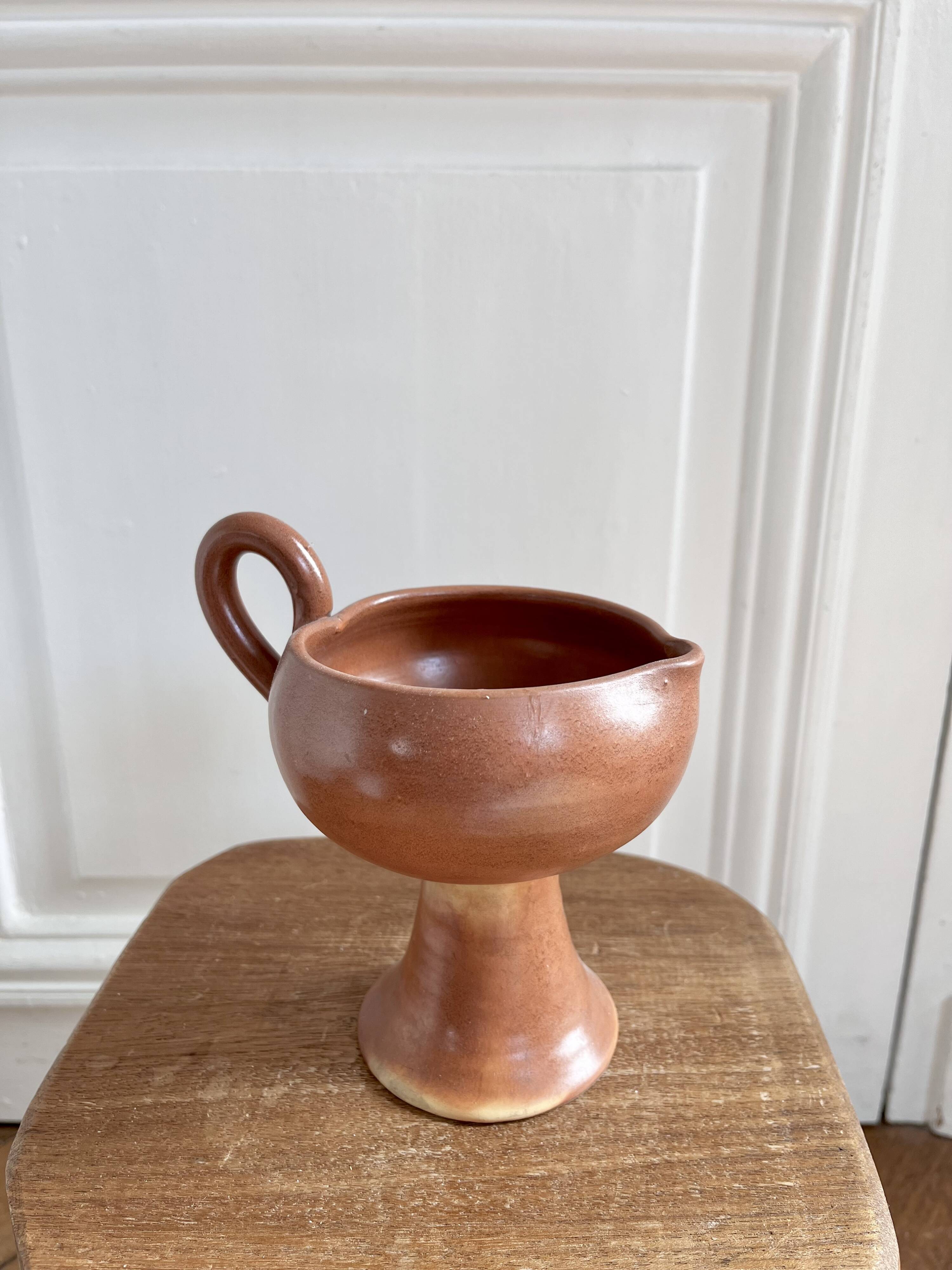 Bougeoir en céramique Vallauris