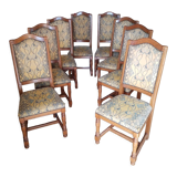 8 upholstered chairs