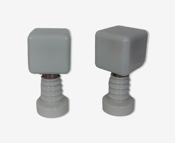Paire de lampes Vitropol, Pologne, années 1970